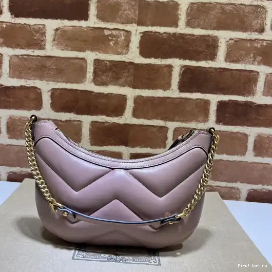 Firstbag ru GG bag small half-moon-shaped GUCCI Marmont 0701
